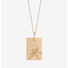 Wake Forest Walking Deacon Rectangle Pendant