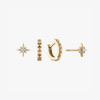 North Star Sunburst Earring Bundle