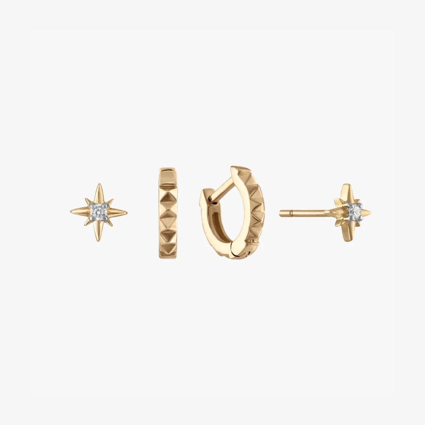 North Star Sunburst Earring Bundle