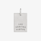 Northeastern Motto Rectangle Pendant