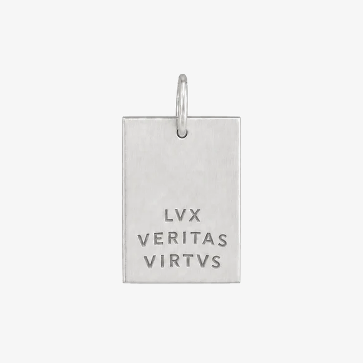 Northeastern Motto Rectangle Pendant