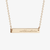 Northeastern Horizontal Bar Necklace