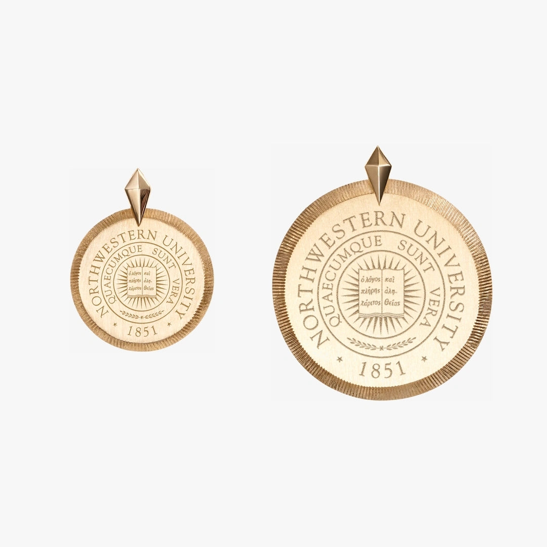 Northwestern Florentine Pendant