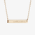 Northwestern Horizontal Bar Necklace