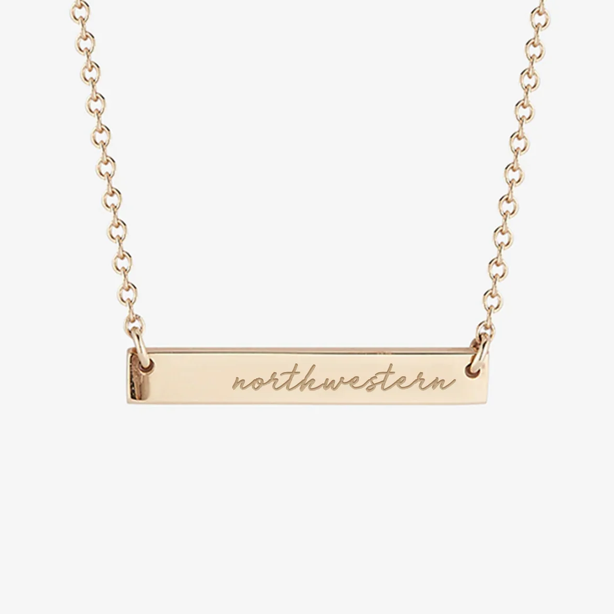 Northwestern Horizontal Bar Necklace