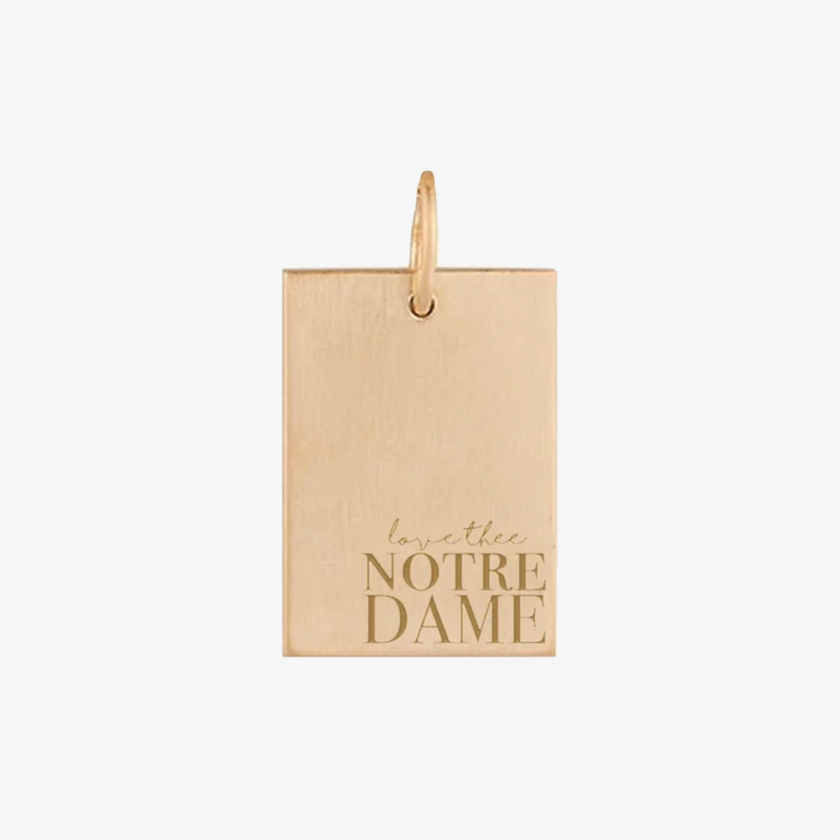 Notre Dame Rectangle Pendant