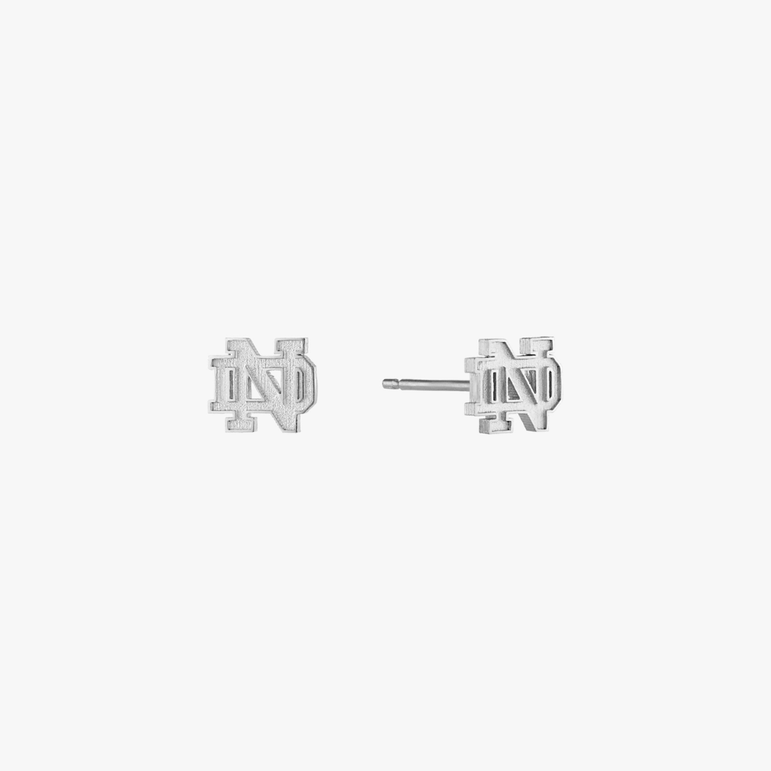 Notre Dame Logo Stud Earrings