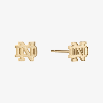Notre Dame Logo Stud Earrings
