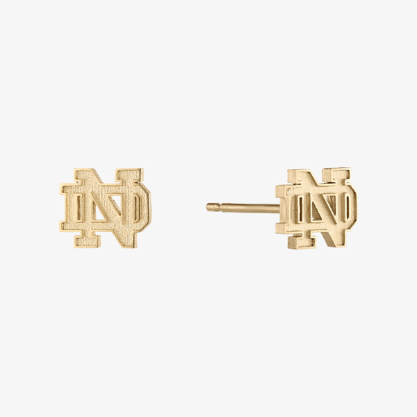 Notre Dame Logo Stud Earrings
