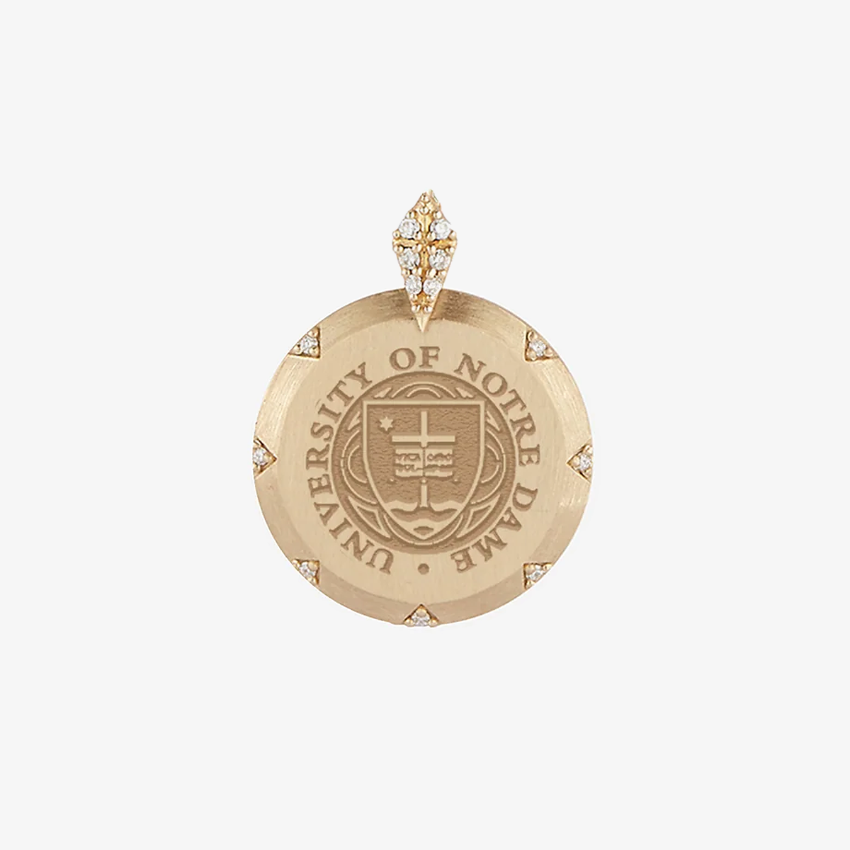Notre Dame 7-Point Diamond Pendant