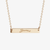 Oklahoma Vintage Sooners Horizontal Bar Necklace