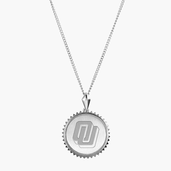Oklahoma Vintage Logo Sunburst Pendant
