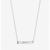 Oklahoma Vintage Sooners Horizontal Bar Necklace