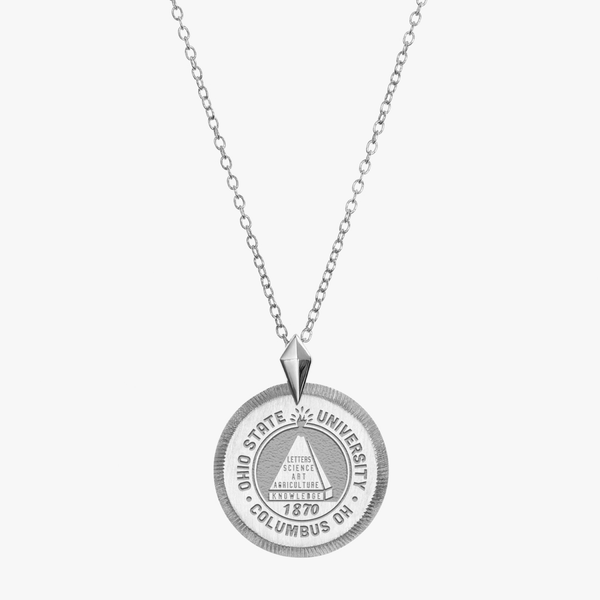 Ohio State Seal Florentine Necklace Petite