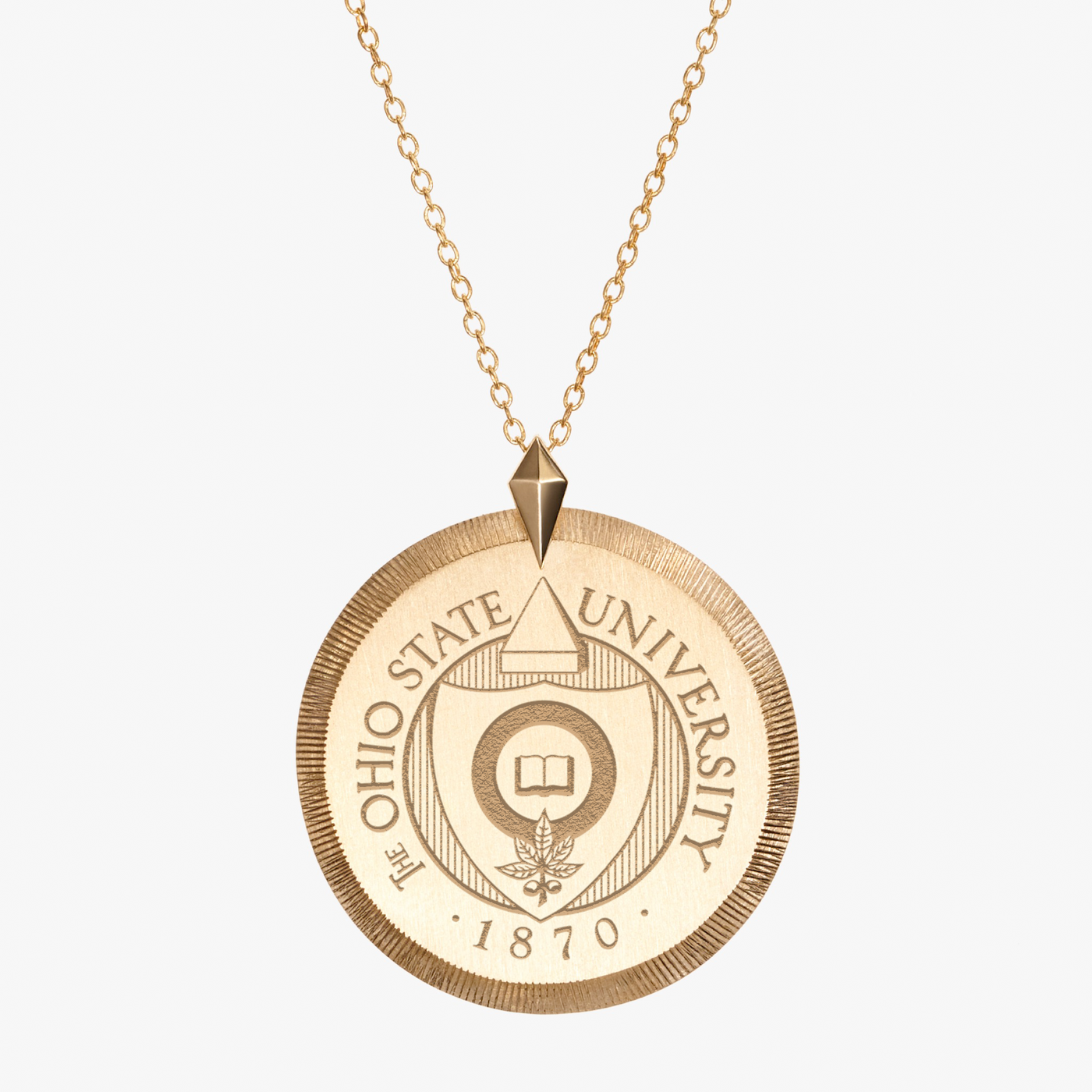 Ohio State Seal Florentine Pendant