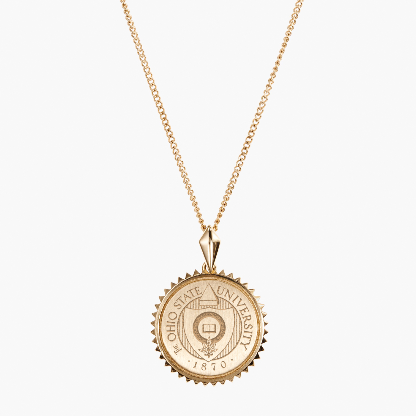 Ohio State Seal Sunburst Pendant