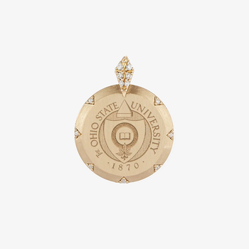 Ohio State Seal 7-Point Diamond Pendant