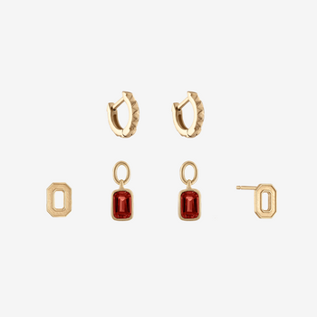 Ohio State Sunburst Earring Bundle
