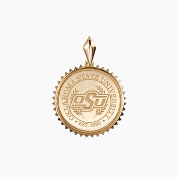 Oklahoma State Sunburst Pendant