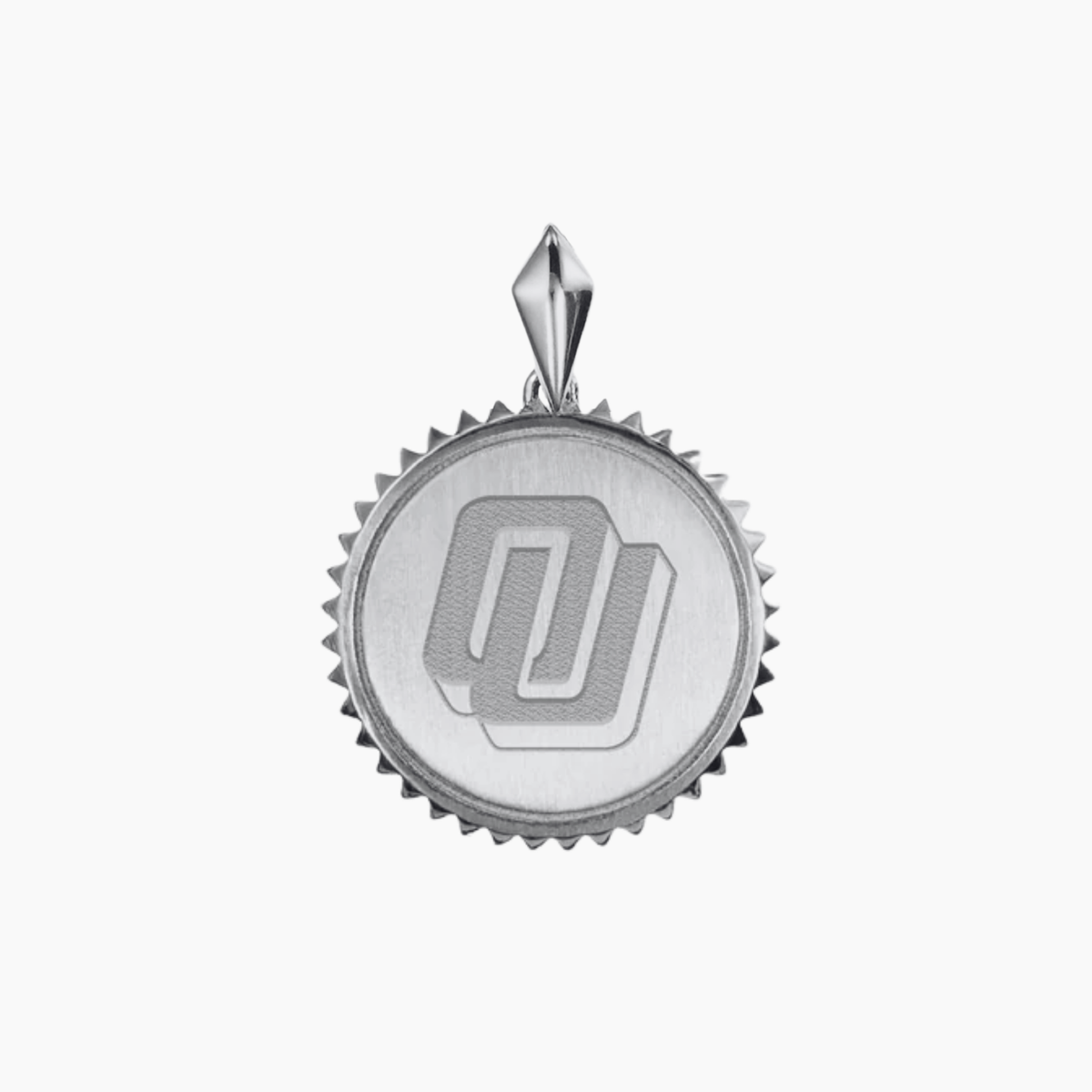 Oklahoma Vintage Logo Sunburst Pendant