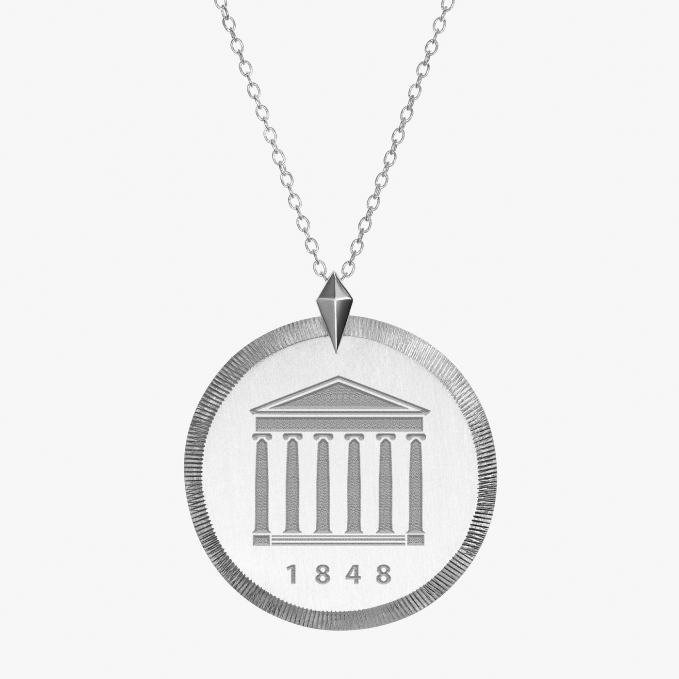 Ole Miss Florentine Pendant