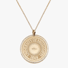 Ole Miss Eye Seal Diamond Florentine Pendant