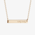 Ole Miss Hotty Toddy Horizontal Bar Necklace