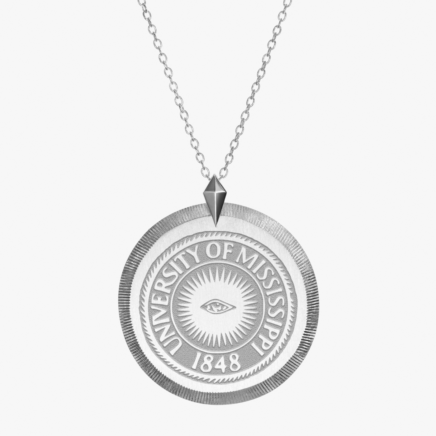 Ole Miss Eye Seal Florentine Pendant