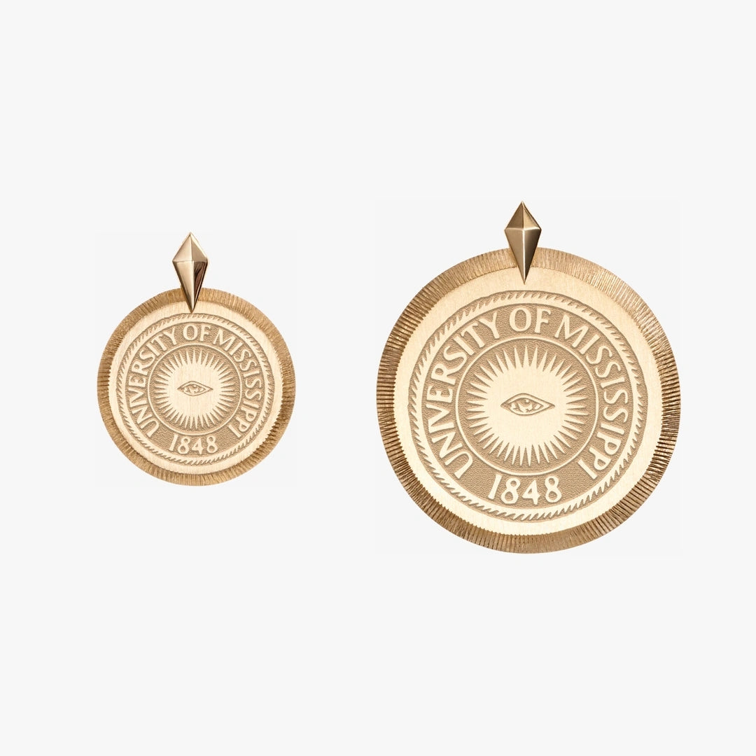 Ole Miss Eye Seal Florentine Pendant