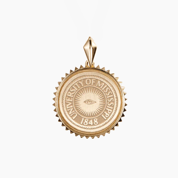 Ole Miss Eye Seal Sunburst Pendant