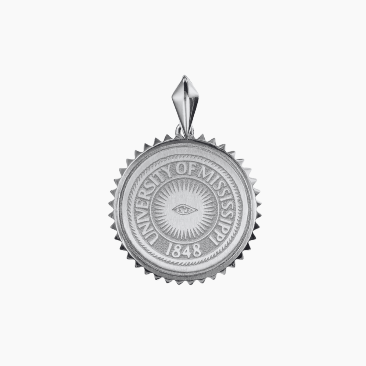 Ole Miss Eye Seal Sunburst Pendant