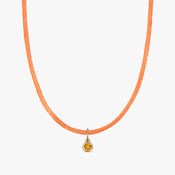 Orange Silk Cord Citrine Bundle