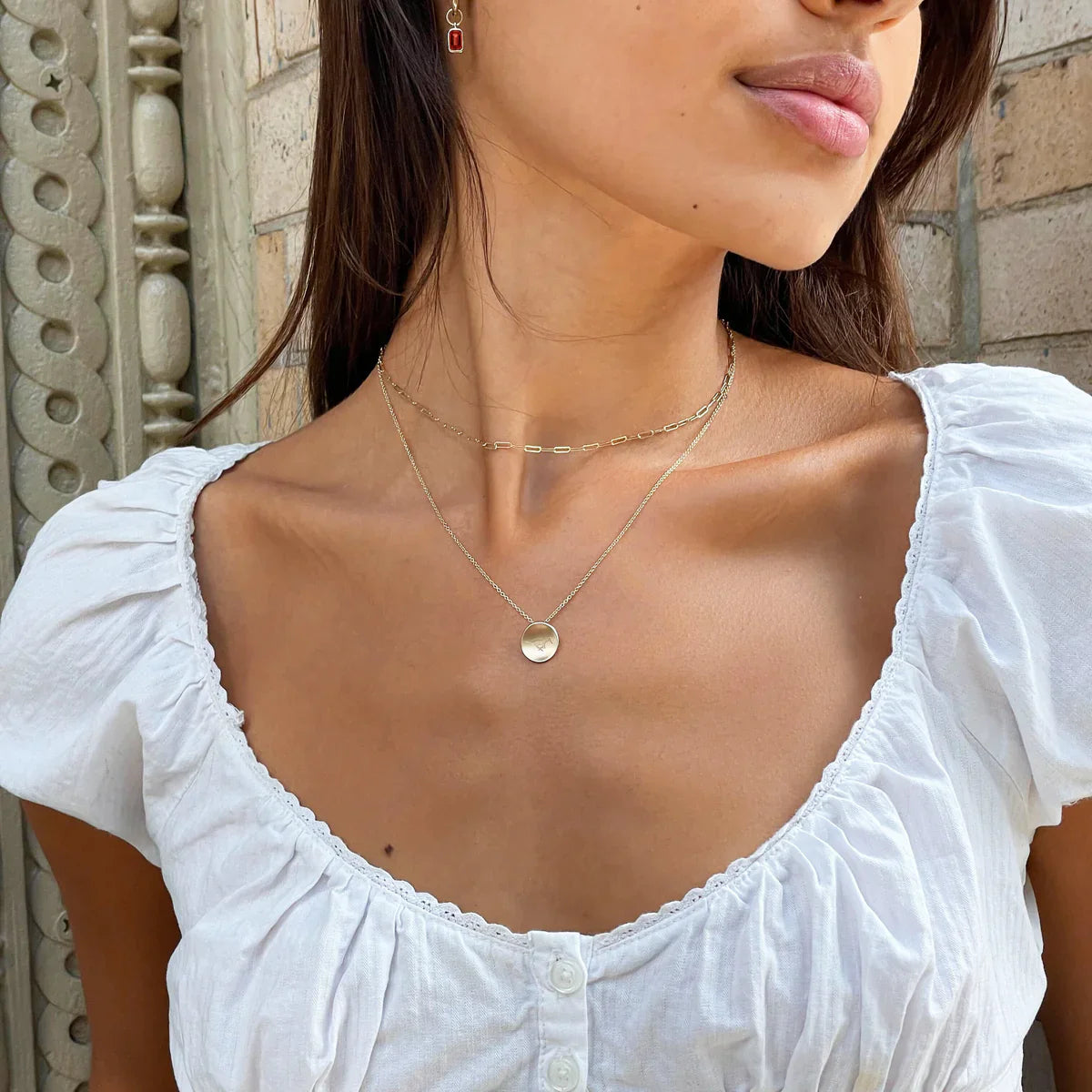 Alpha Phi Letters Necklace