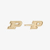 Purdue Logo Stud Earrings