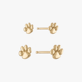 Clemson Paw Stud Earrings