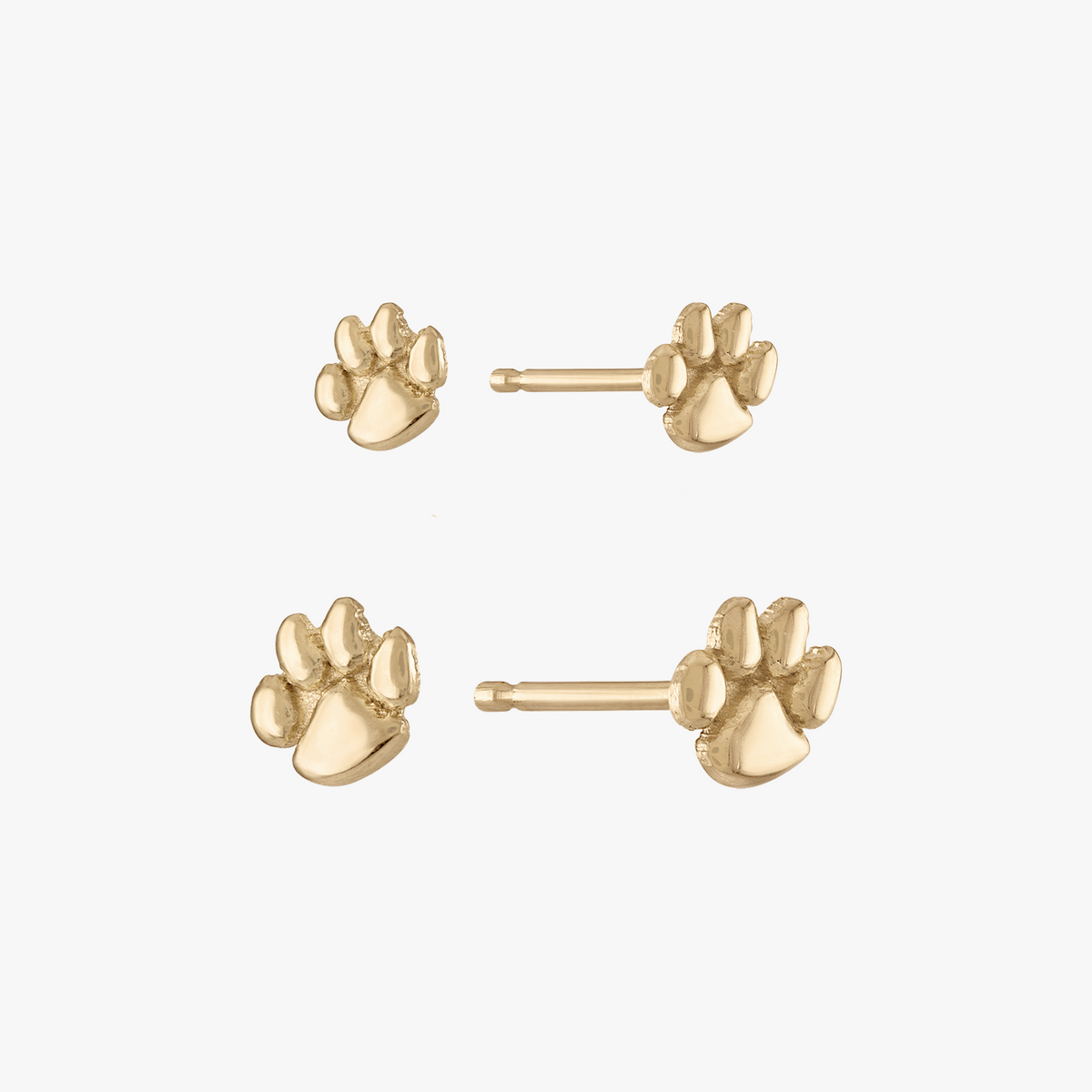 Clemson Paw Stud Earrings