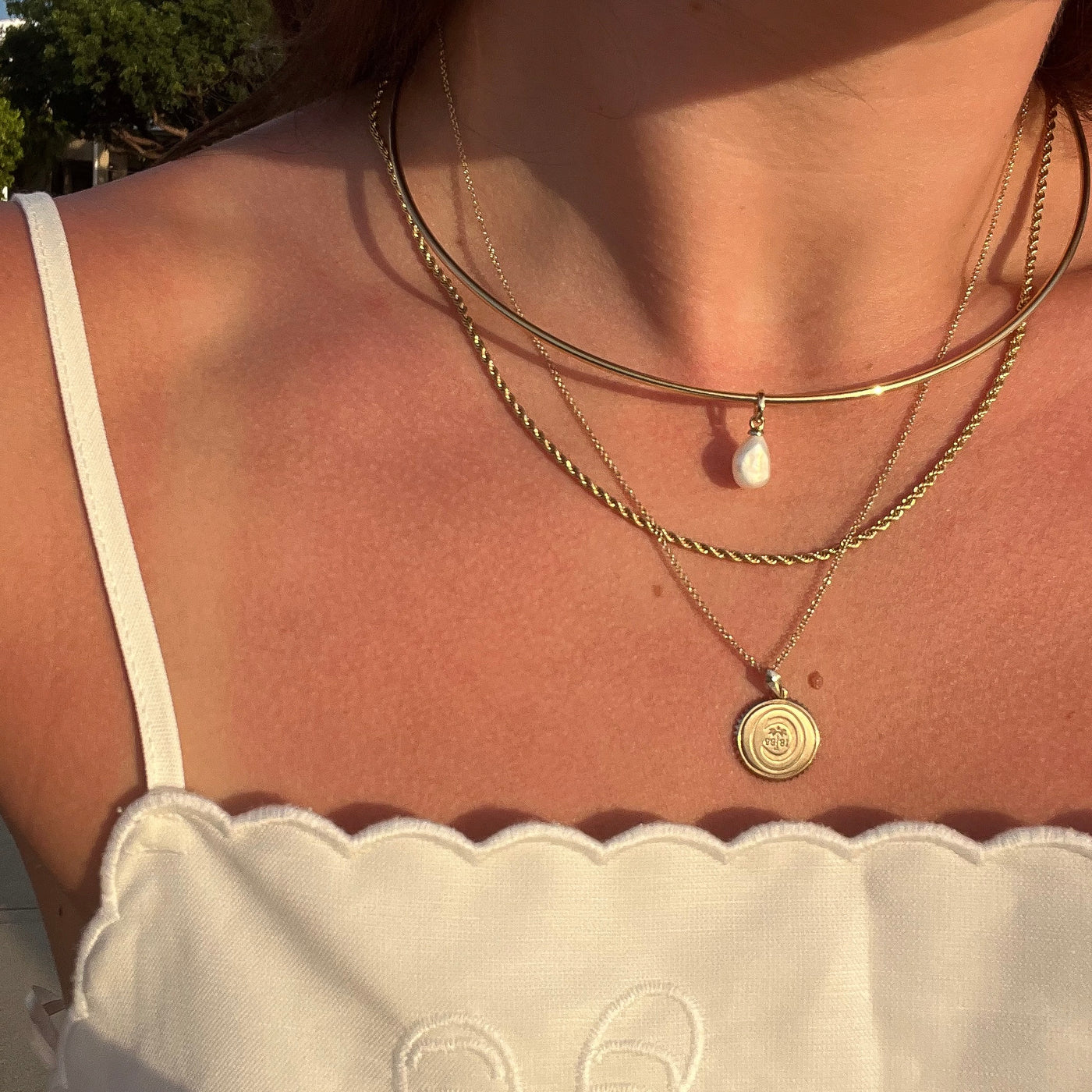 Pearl Charm on figure 