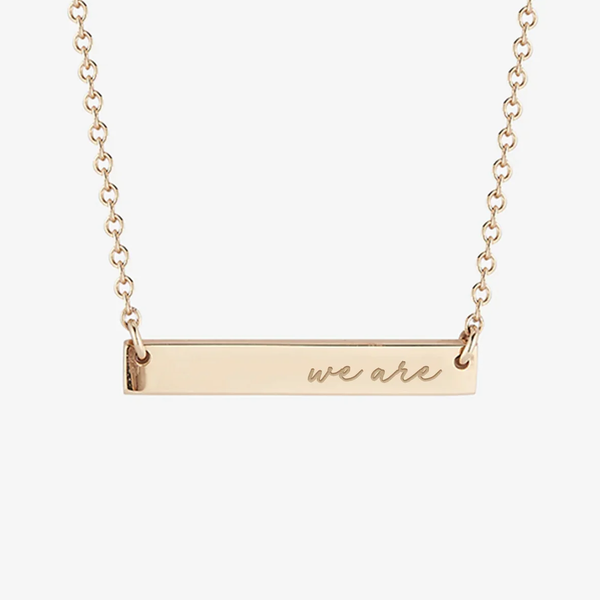 Penn State We Are Horizontal Bar Necklace