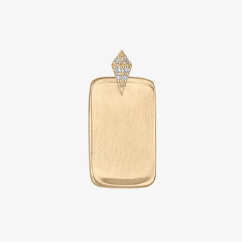 Custom Diamond Ingot Petite Pendant