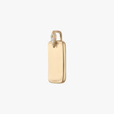 Custom Diamond Ingot Petite Pendant