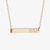 Phi Mu Horizontal Bar Necklace