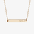 Phi Sigma Rho Horizontal Bar Necklace