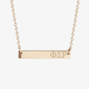 Phi Sigma Rho Horizontal Bar Necklace