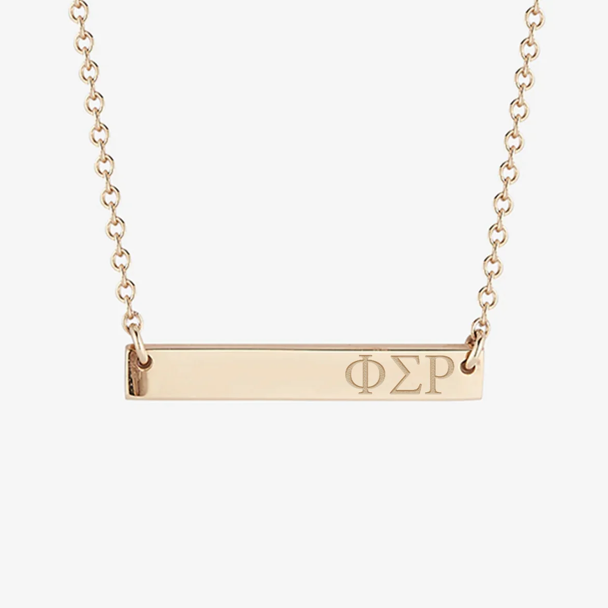 Phi Sigma Rho Horizontal Bar Necklace