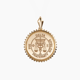 Phi Delta Epsilon Sunburst Crest Pendant