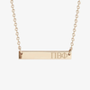 Pi Beta Phi Horizontal Bar Necklace