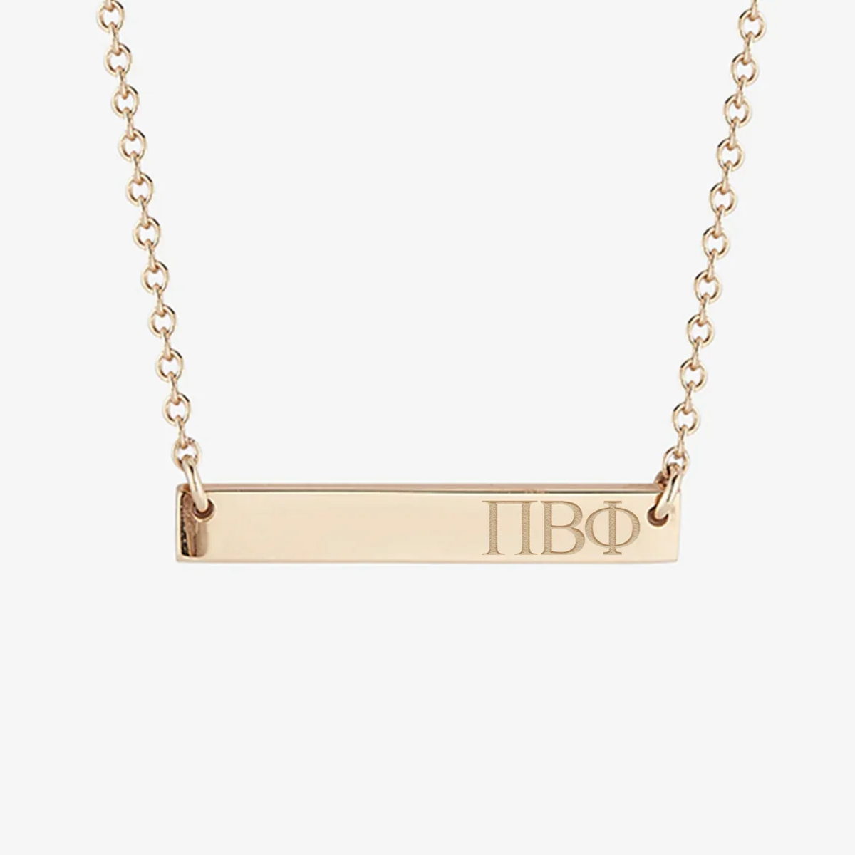 Pi Beta Phi Horizontal Bar Necklace