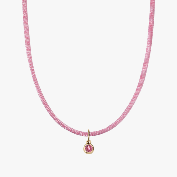 Pink Silk Cord Pink Sapphire Bundle