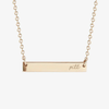 Pitt Horizontal Bar Necklace