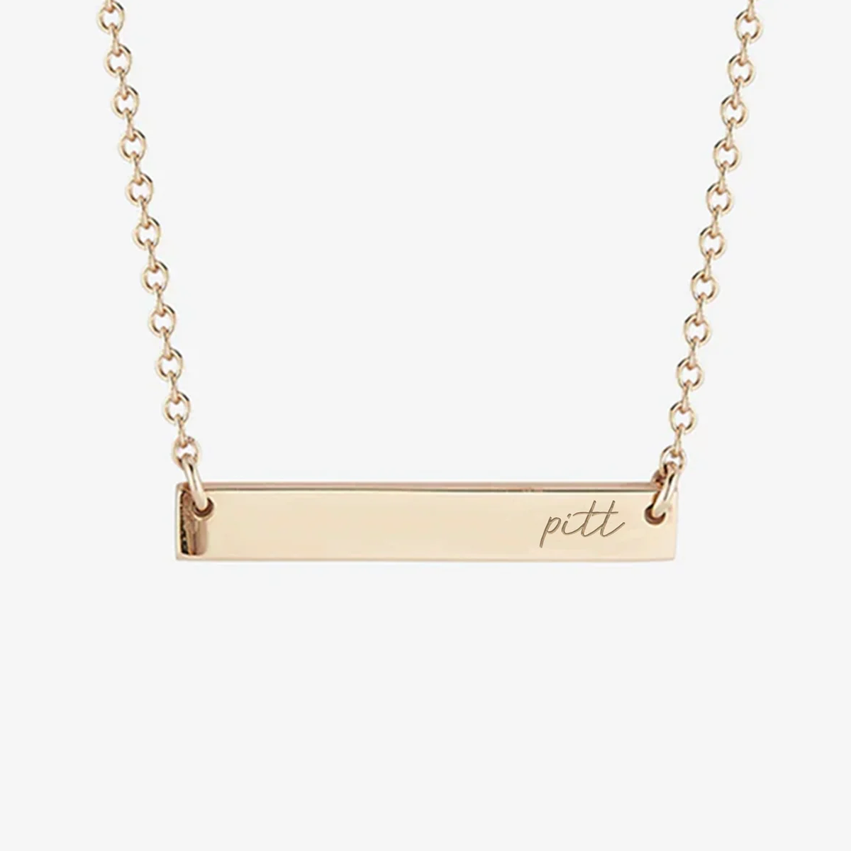 Pitt Horizontal Bar Necklace